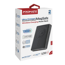 Load image into Gallery viewer, promate 10000mAh Ultra-Compact Aluminum Crafted MagSafe Compatible Wireless Charging PowerBank
