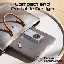 Load image into Gallery viewer, promate 14-in-1 Highspeed Multiport USB-C Hub with 100W PD Passthrough &amp; Multimedia Controls
