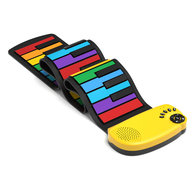 Key Foldable Roll-Up Silicone Electronic Piano with Speaker
