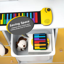 Load image into Gallery viewer, Key Foldable Roll-Up Silicone Electronic Piano with Speaker
