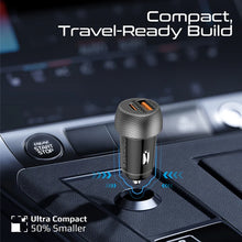 Load image into Gallery viewer, promate 33W Power Delivery Dual Port Car Charger Combo with Ultra-Fast USB-C to Lightning cable

