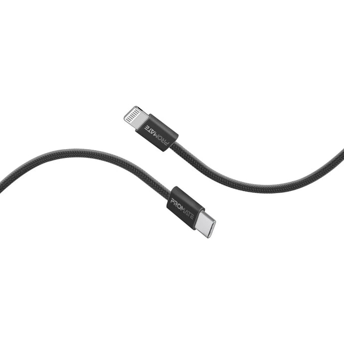 Promate 27W Super-Fast USB-C to Lightning Cable