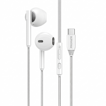 Load image into Gallery viewer, promate High Fidelity USB-C ENC Stereo Wired Earphone
