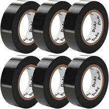Load image into Gallery viewer, 8 Pack Black Electrical Tape
