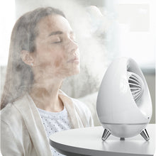 Load image into Gallery viewer, Cooling Fan Desktop USB 2000mAh Sprayer Fan Portable Humidifier Fan With LED Lights
