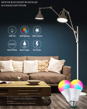 Load image into Gallery viewer, LED Smart RGB  Led Bulbs with Remote Control 24 Color Changing Function 9w

