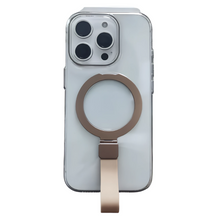 Load image into Gallery viewer, iPhone case with clear Magnetic Protection Case Hanging Rope Finger
