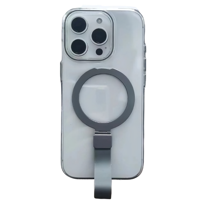 iPhone case with clear Magnetic Protection Case Hanging Rope Finger