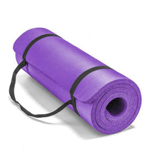Load image into Gallery viewer, Slip Mat Yoga 10mm Thick Nbr Gym Mat Exercise Mat Sport, 183x61cm
