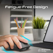 Load image into Gallery viewer, promate dual mode wireless mouse with bluetooth and 2.4ghz connectivity
