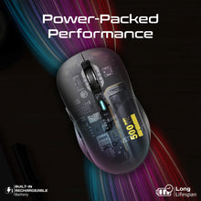 Load image into Gallery viewer, promate dual mode wireless mouse with bluetooth and 2.4ghz connectivity
