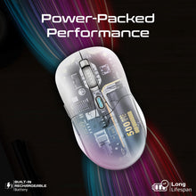 Load image into Gallery viewer, promate dual mode wireless mouse with bluetooth and 2.4ghz connectivity
