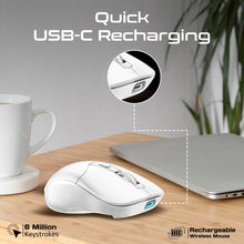 Load image into Gallery viewer, promate dual mode wireless mouse with bluetooth and 2.4ghz connectivity
