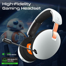 Load image into Gallery viewer, Vertux high performance Tri-mode connectivity gaming headset with reteacatable microphone
