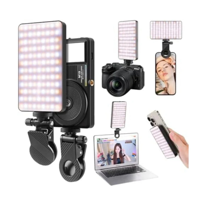 M19 LED Camera Light On-Camera Video Lights Portable Light for Photography&Video