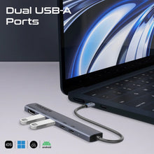 Load image into Gallery viewer, Promate 4K@60Hz Multi-function High-Speed USB-C Hub with 100W Power Delivery
