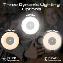 Load image into Gallery viewer, Promate Ultra-Slim MagSafe Compatible Rechargeable LED Ring Light
