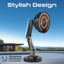 Load image into Gallery viewer, Promate SecureGrip ™ 360° Cradleless 15W Magsafe Compatible Wireless Car Charger
