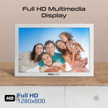 Load image into Gallery viewer, promate 10.1" Vibrant Full HD Smart Multimedia Wi-Fi Digital Photo Frame
