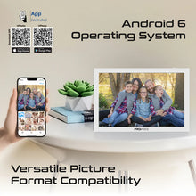 Load image into Gallery viewer, promate 10.1" Vibrant Full HD Smart Multimedia Wi-Fi Digital Photo Frame
