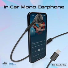Load image into Gallery viewer, Promate Type C headphone one side
