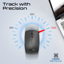 Load image into Gallery viewer, Promate Ergonomic wireless Multimedia keyborad plam resta Arabic/english
