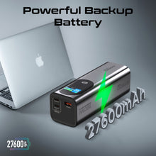 Load image into Gallery viewer, Promate Aluminum crafted pd3.1 power Bank 160W and 27600mAh
