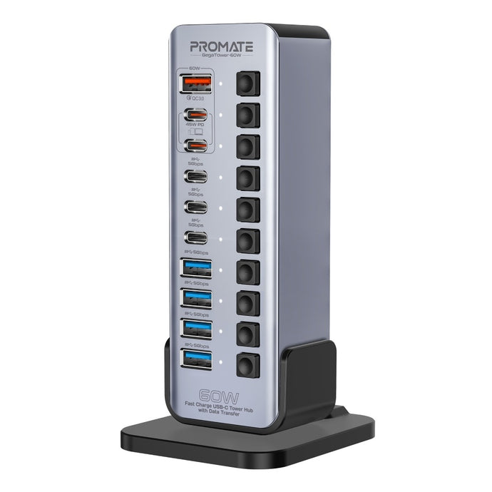 Promate The Tower of Superior Connectivity GegaTower-60W