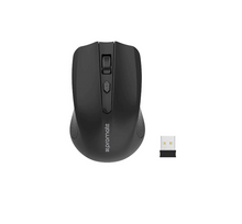 Load image into Gallery viewer, Promate Optical Wireless Ergonomic Mouse Black

