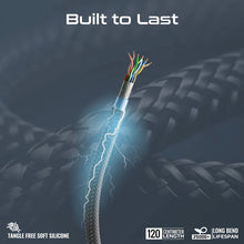 Load image into Gallery viewer, PROMATE 6-in-1 Hybrid Multi-Connector cable for Charging &amp; Data Transfer
