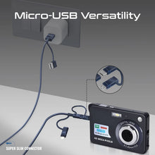 Load image into Gallery viewer, PROMATE 6-in-1 Hybrid Multi-Connector cable for Charging &amp; Data Transfer
