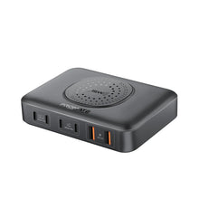 Load image into Gallery viewer, Promate GaNFast™ 100W Power Delivery Charging Station with 15W Wireless Charger

