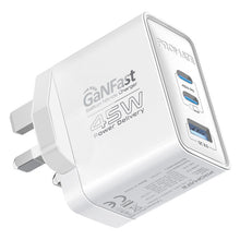 Load image into Gallery viewer, PROMATE 45W Power Delivery GaNFast™ Charger with Quick Charge 3.0
