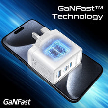 Load image into Gallery viewer, PROMATE 45W Power Delivery GaNFast™ Charger with Quick Charge 3.0

