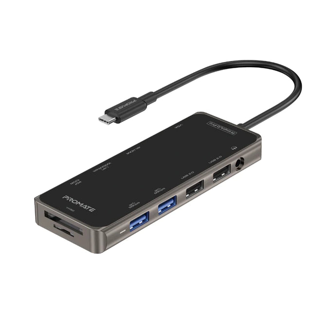 PROMATE 11 IN 1 Ultra-fast Multiport Usb-c Hub With 100w Power Delivery