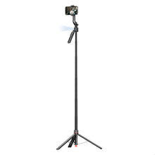 Load image into Gallery viewer, Promate 360° Ai Face Tracking Telescopic Selfie Stick with Auto Pop open Tripod Base
