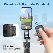 Load image into Gallery viewer, Promate 360° Ai Face Tracking Telescopic Selfie Stick with Auto Pop open Tripod Base
