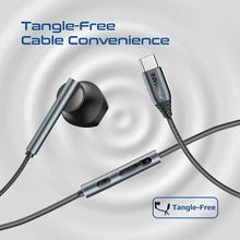 Load image into Gallery viewer, Promate High Fidelity USB-C ENC Mono Wired Earphone
