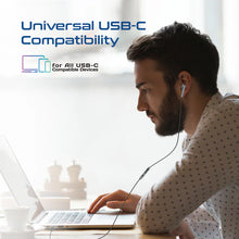 Load image into Gallery viewer, Promate High Fidelity USB-C ENC Mono Wired Earphone
