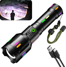 Load image into Gallery viewer, High Powered LED Flashlights, Zoomable Handheld Torch for Outdoor Camping
