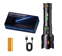 Load image into Gallery viewer, High Powered LED Flashlights, Zoomable Handheld Torch for Outdoor Camping
