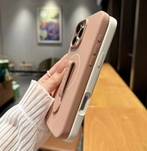 Load image into Gallery viewer, silicone magnetic phone case for iphone
