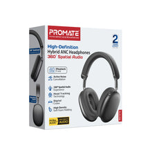 Load image into Gallery viewer, Promate High-Definition Hybrid ANC Headphones with 360° Spatial Audio
