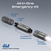 All-in-One Emergency Rescue Tool with Hammer, Seatbelt Cutter & LED Light