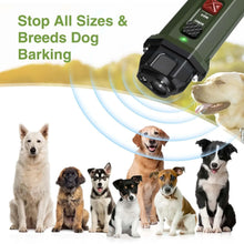 Load image into Gallery viewer, U10 Black Rechargeable Ultrasonic Dog Trainer With Manual
