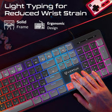 Load image into Gallery viewer, Vertux High Performance Mechanical Gaming Keyboard
