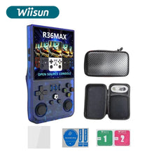 Load image into Gallery viewer, S R36 MAX Video Game R36 Max Retro Handheld Game Console Classic black
