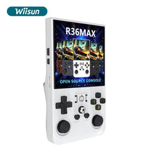 Load image into Gallery viewer, S R36 MAX Video Game R36 Max Retro Handheld Game Console Classic black

