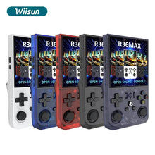 Load image into Gallery viewer, S R36 MAX Video Game R36 Max Retro Handheld Game Console Classic black
