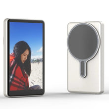 Load image into Gallery viewer, Magnetic LCD Screen Video Selfie Screen Magnetic Phone Screen Selfie Monitor Screen whaite
